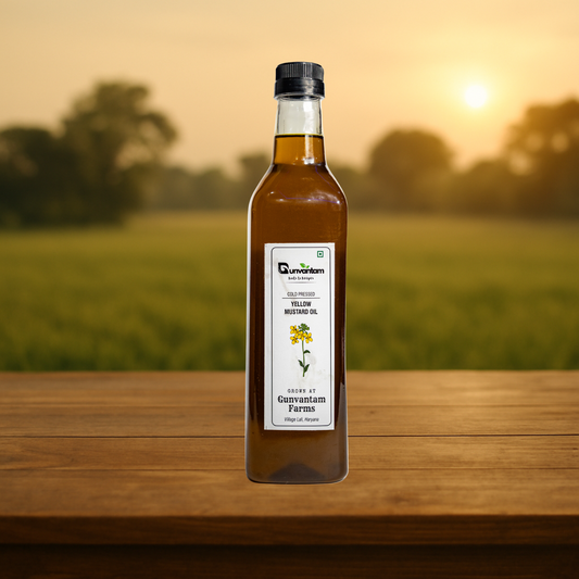 Cold pressed Yellow Mustard Oil - 1 ltr