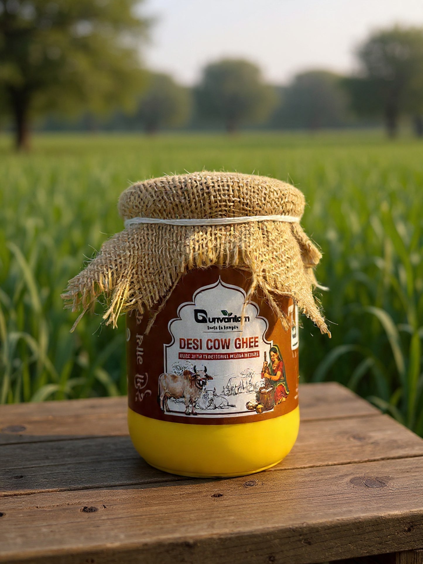 Desi Cow Ghee (Bilona Method | A2 Rich | Farm Fresh & Chemical-Free)