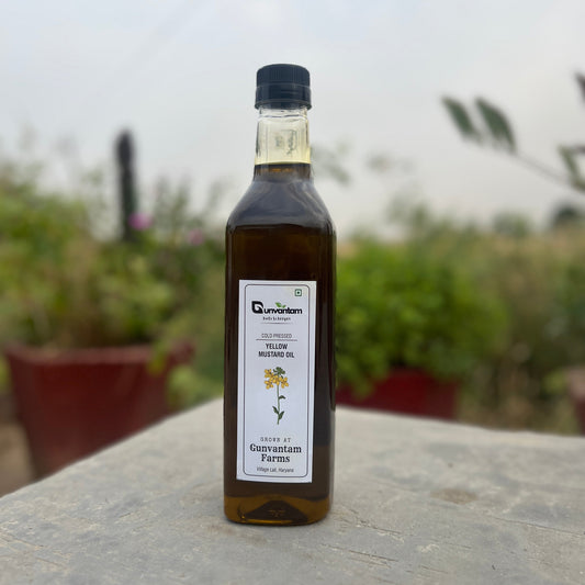 Cold pressed Yellow Mustard Oil - 1 ltr