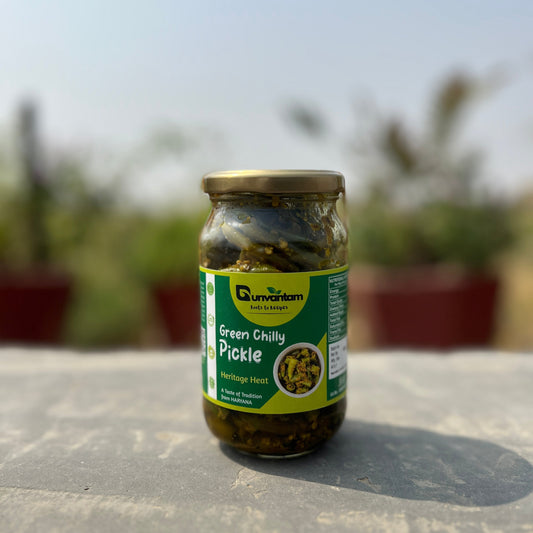 Green Chilly Pickle - Heritage Heat