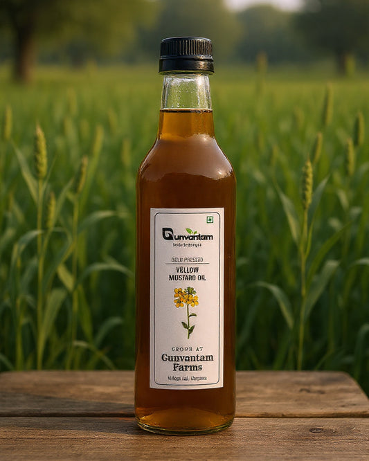 Cold pressed Yellow Mustard Oil - 1 ltr