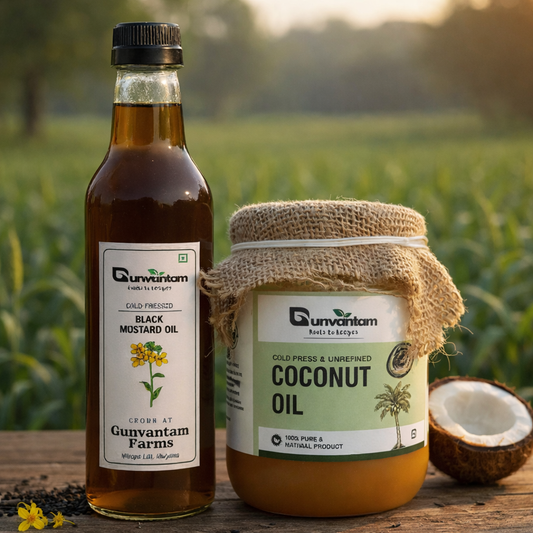 Coconut Oil + Black Mustard Oil