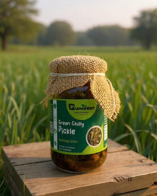 Green Chilly Pickle - Heritage Heat